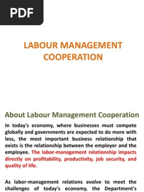importance of employer employee relationship importance of cooperation between countries